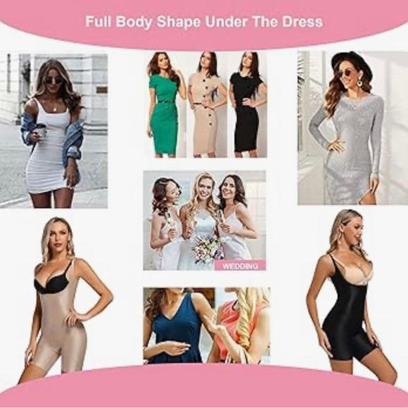 KKP Thinstincts Shapewear for Women Power Conceal Her Open Bust Mid-Thigh, M - Picture 5 of 6